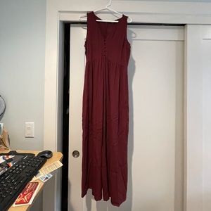 Madewell Maroon Jumpsuit (size 8)